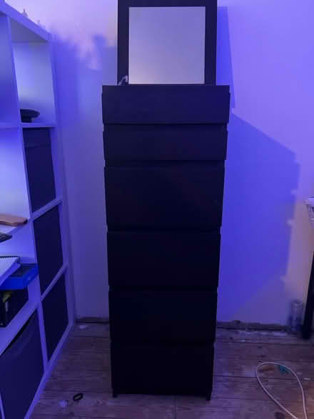 Photo of free Black ikea chest of drawers (Southborough) #1