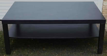 Photo of free Black Ikea Lack coffee table (Weybridge KT13) #2