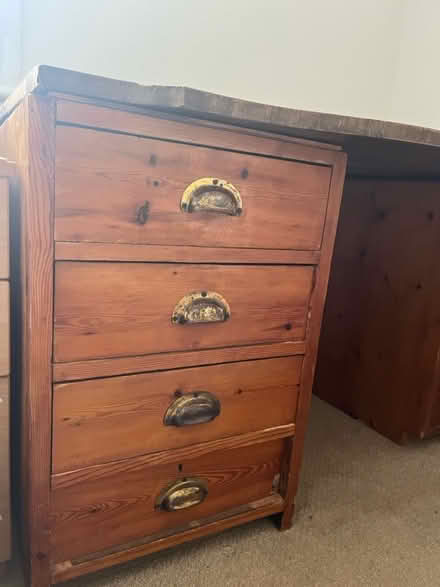 Photo of free 2 sets of wooden drawers. Handmade (Kings Heath B14) #3