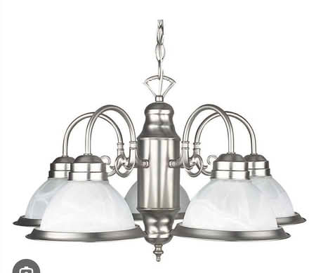 Photo of free Brushed Nickel Chandalier (Gainesville) #1