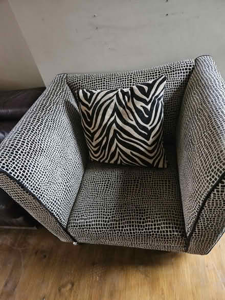 Photo of free Tub chair with cushion (CR7) #1