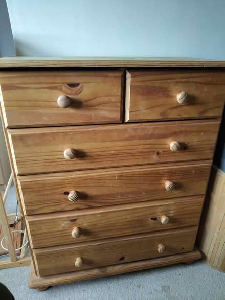 Photo of free Wooden chest of drawers (Blakedown, DY10) #1