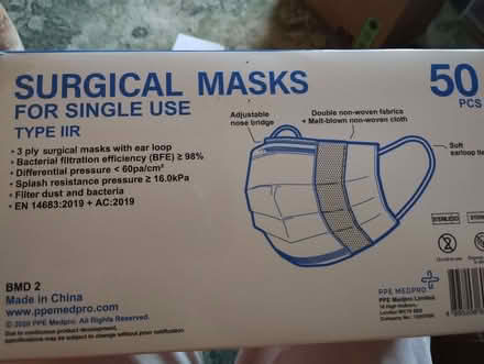 Photo of free Surgical masks (Crowthorne RG45) #1