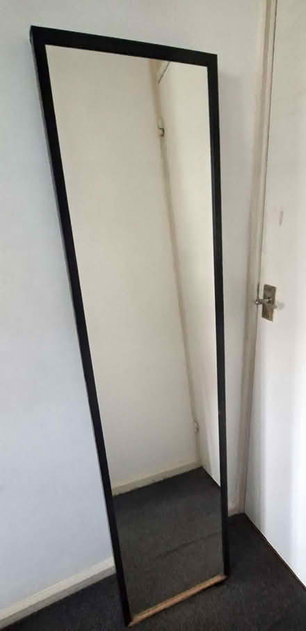 Photo of free Full length dark brown frame mirror (Upshire EN9) #2