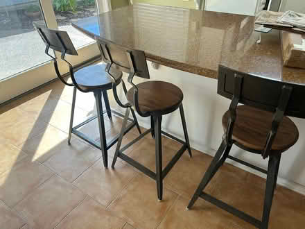 Photo of free Bar Stools (3) (Willowgate) #2