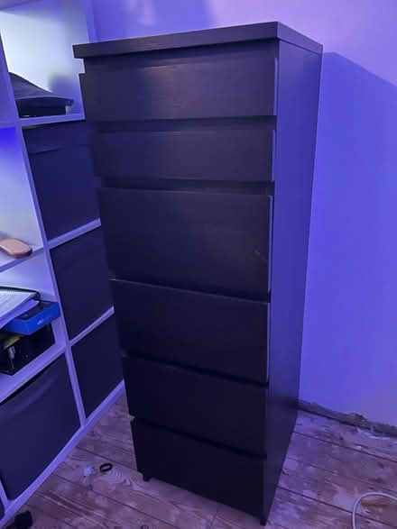 Photo of free Black ikea chest of drawers (Southborough) #4