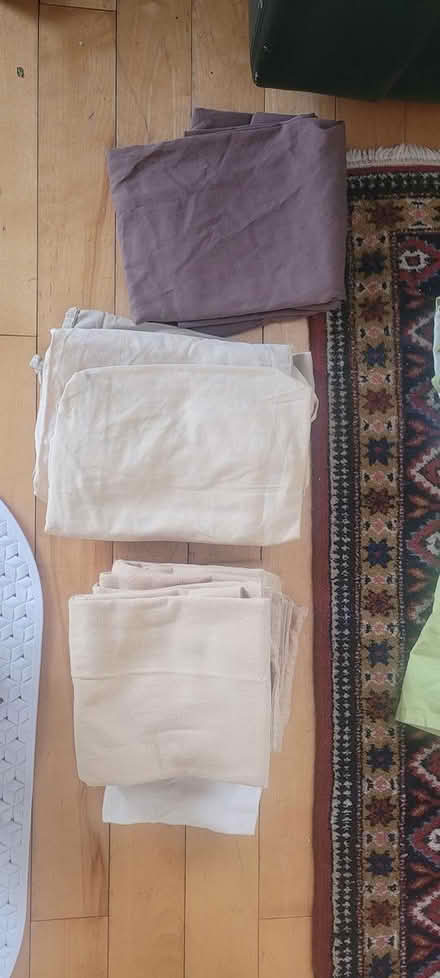 Photo of free pillowcases / bedskirt (131 Wesley Avenue) #1