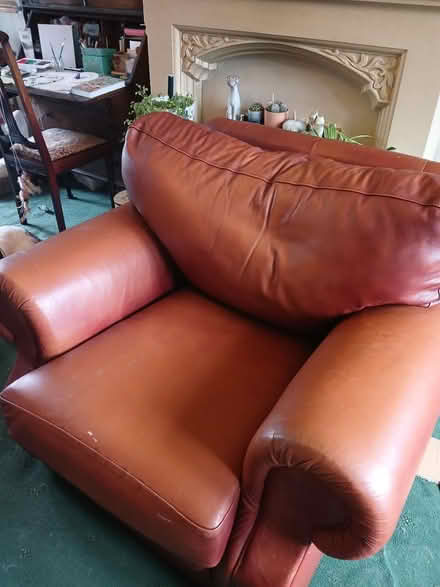 Photo of free Leather armchair (Bewdley DY12) #2