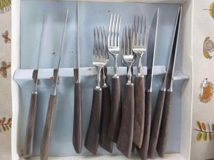 Photo of free Vintage steak knives and forks (Wrose BD2) #1