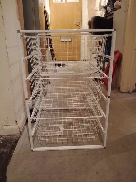 Photo of free White wire drawers (Hulme, M15) #2