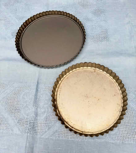 Photo of free 2 Metal Flan Dishes (Haywards Heath RH16) #1