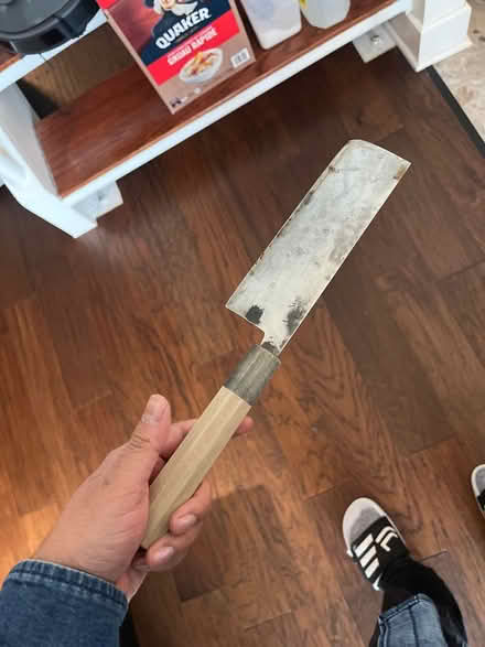 Photo of free Carbon Steel Nakiri knife (York/Belgravia) #2