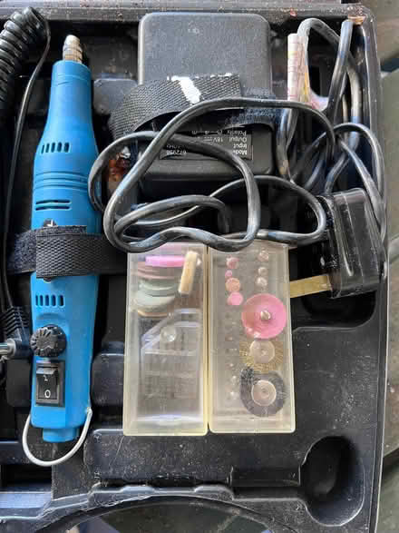 Photo of free Rotary sander and bits (Gyle EH12) #1