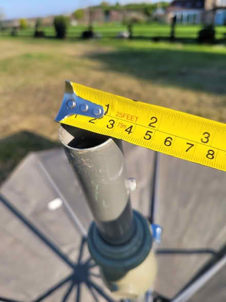 Photo of free Large parasol for garden/ patio – missing base pole (St Helier SM1) #4