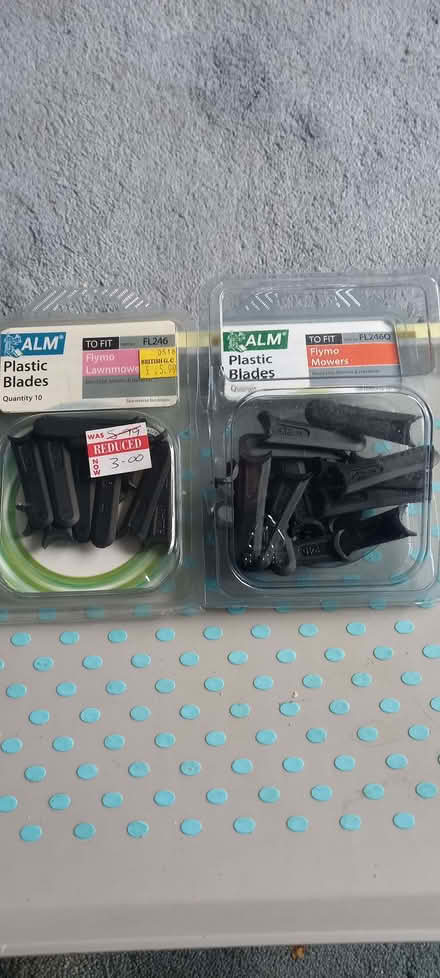 Photo of free Blades for Flymo lawnmowers (Goldington MK41) #1