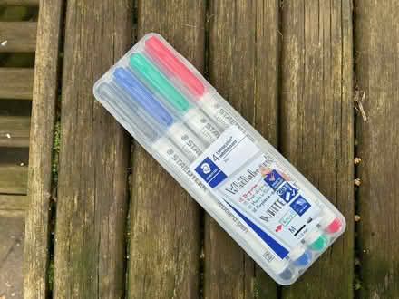 Photo of free Whiteboard & Pens (BH21 7) #2