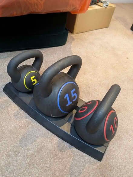Photo of free Kettlebell weights set (East Twerton) #1