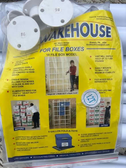 Photo of free Storage box rack (Capitol Hill) #2