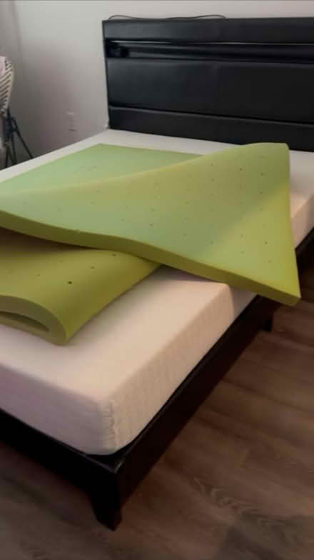 Photo of free Queen bedframe - no mattress (76102) #1