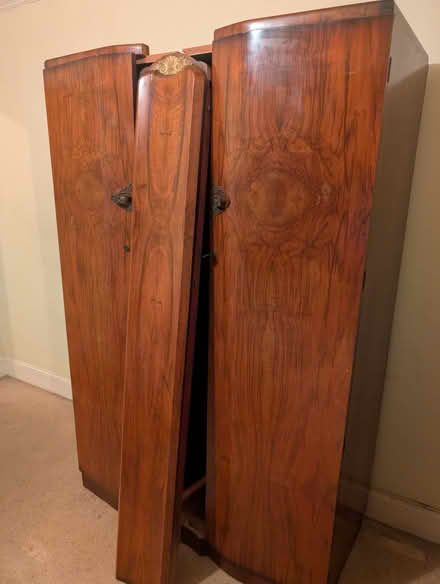 Photo of free Vintage Art deco walnut wardrobe (Tunbridge Wells N. TN4) #3