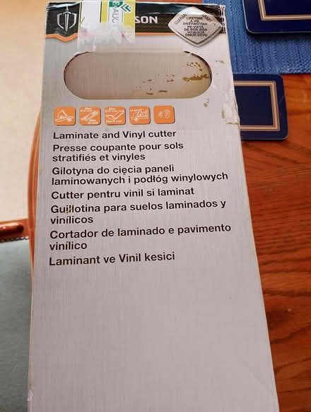 Photo of free Laminate cutter plus edge wedges (Bromyard HR7) #3