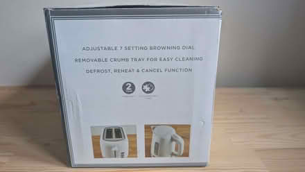 Photo of free White 2 slice Dunelm Toaster (Bisley Road GL5) #2