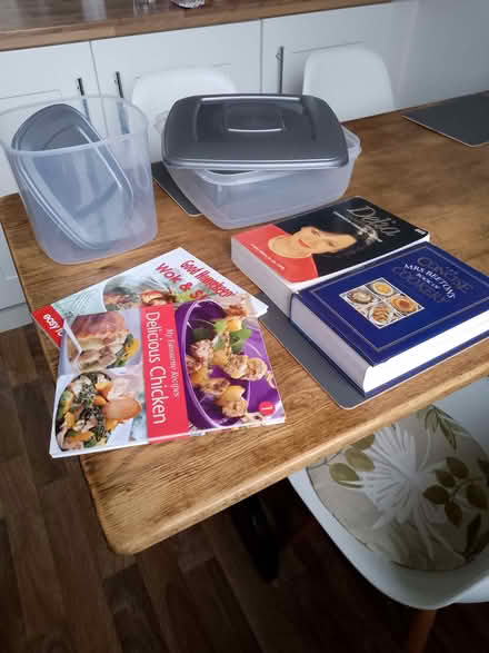 Photo of free cook books and storage boxes (Longley S5) #2