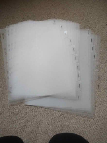 Photo of free Plastic dividers for ring binders (CT5) #2