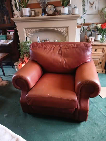 Photo of free Leather armchair (Bewdley DY12) #1