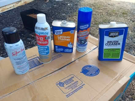 Photo of free Garage and workshop chemicals (Stafford, Virginia.) #1