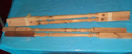 Photo of free Staircase spindles x 5 (Woodley RG6) #1