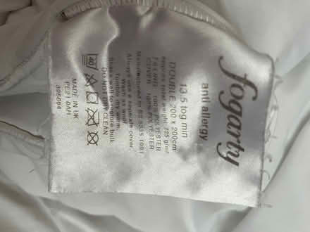 Photo of free Fogarty anti allergy duvet (Thurmaston LE4) #1