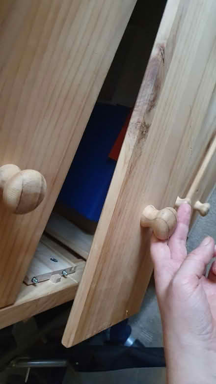 Photo of free Chest of drawers needs fixing (North Acton) #3