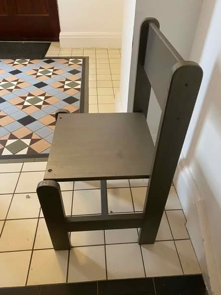 Photo of free Child’s chair, silver, wood (Maidenhead SL6) #2