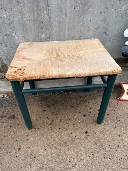 Photo of free Small rush bench (Oradell) #1