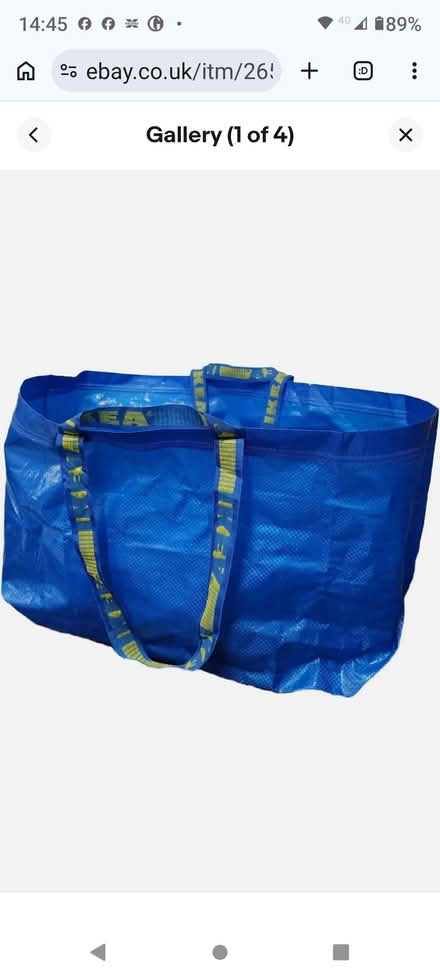Photo of Big blue IKEA Bags (Kendal LA9) #1