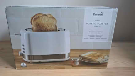 Photo of free White 2 slice Dunelm Toaster (Bisley Road GL5) #1
