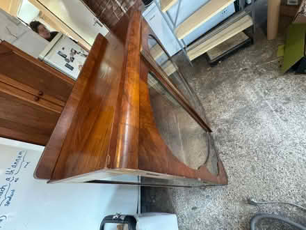 Photo of free Glass fronted cabinet, aet nouveau style (Leominster HR6) #2