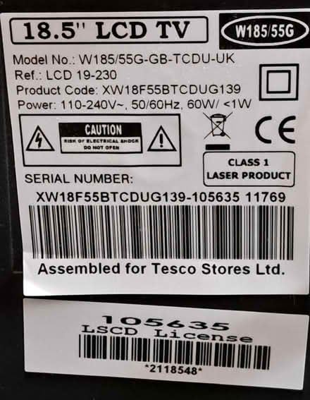 Photo of free 18.5 inch LCD TV (Vange SS16) #2