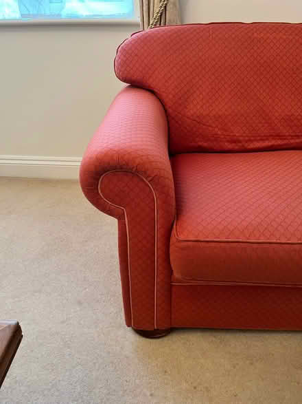 Photo of free Terracotta large 2seater sofa (Clophill MK45) #4