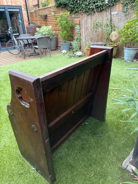 Photo of free Small wooden pew (De Parys MK40) #3