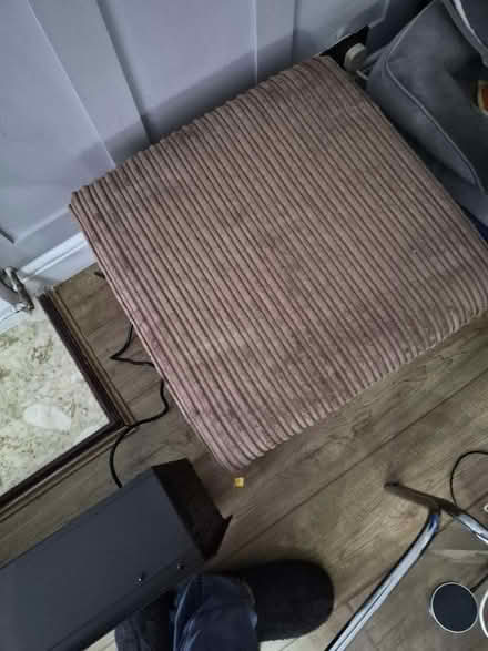 Photo of free Light brown cord pouffe (MK15 downhead park) #3
