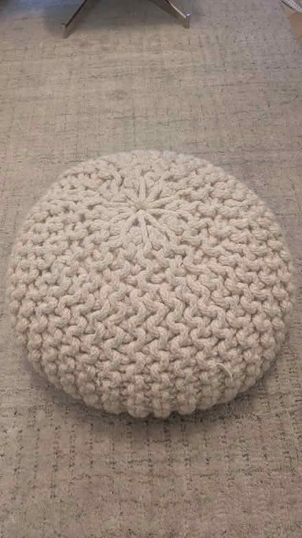 Photo of free Beige footstool (Snaresbrook E11) #1