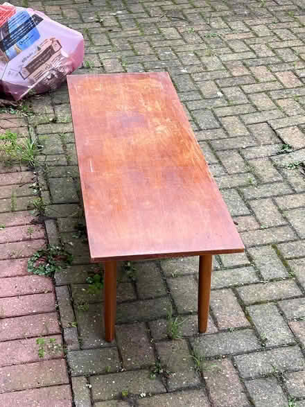 Photo of free Wooden bench/ low table (Stanway, CO3) #1