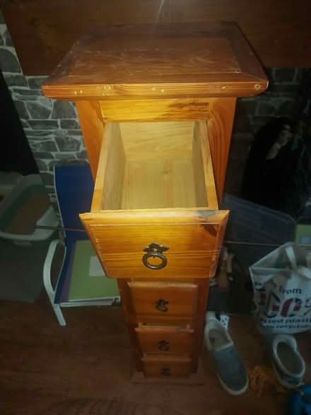 Photo of free Pine cd unit (BD21 Keighley) #2