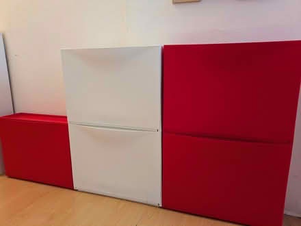 Photo of free IKEA plastic shoe storage (Acton) #2