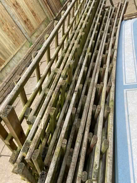 Photo of free Trellis Panels (Broken Cross) #2