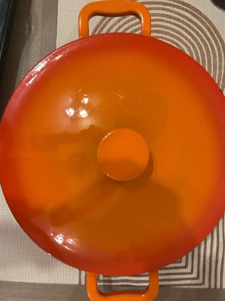 Photo of free Cast iron 28 inches sauté pan (BR1) #1