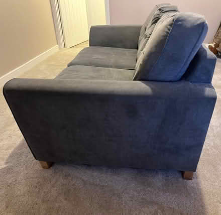 Photo of free Grey 2 Seater Sofa & Matching Arm Chair (Clitheroe BB7) #2