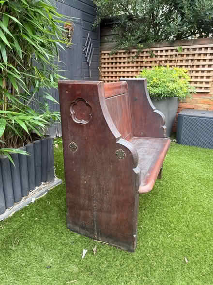 Photo of free Small wooden pew (De Parys MK40) #2